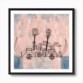 Alter Dampfer (Old Steamboat) (1922), Paul Klee Art Print