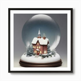 Snow Globe 11 Art Print