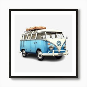 Trend Retro Camper Van Vii Art Print