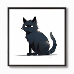 Black Cat 10 Art Print