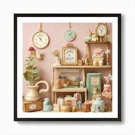 Miniature Room Art Print