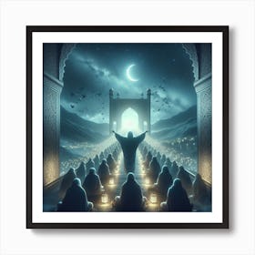 Muslim Prayer 1 Art Print