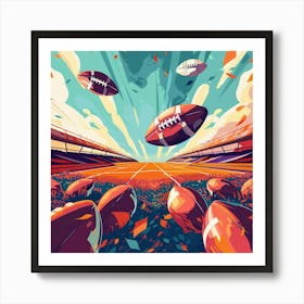 A Football Game Vector Design Illustration 1718670832 4 Art Print