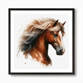 Horse Head 4 Art Print