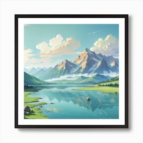 Landscape - Landscape Stock Videos & Royalty-Free Footage Art Print