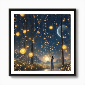 Fairy Lanterns Art Print