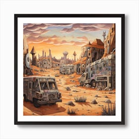 Apocalypse City Art Print