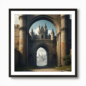 Castle Entrance Poster