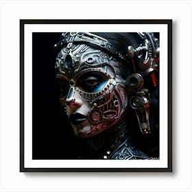 Steampunk Woman Art Print