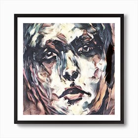 Face Of A Woman 1 Art Print