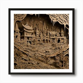 Chinese Village Art Print