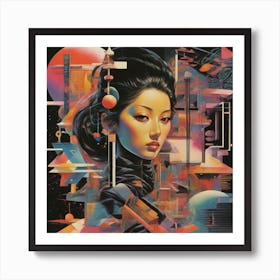 'Asian Girl' 1 Art Print