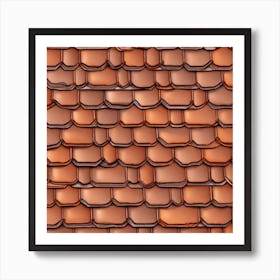 Tiled Roof 7 Art Print