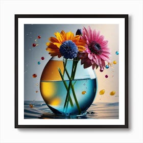 Flowers In A Vase 96 Art Print