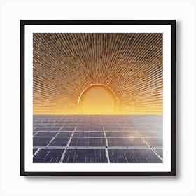 First, The Metal Layer Would Act As A Giant Solar Panel, Harnessing The Energy Of The Sun To Power The Planet S Machines And Industries 1 Art Print