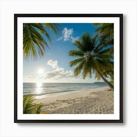 St Lucia Beach Art Print