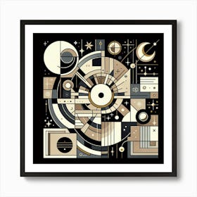 Abstract Space Design Art Print