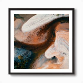 Aerial View Of A River Art Print