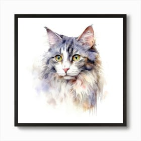 Lambkin Cat Portrait 1 Art Print