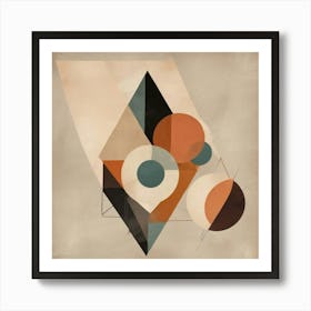 Abstract Geometric Painting 2 Poster