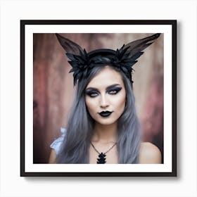 Gothic Girl Art Print