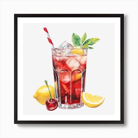 Alcoholic Drink Art Print