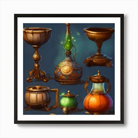 Mugs And Pots Art Print