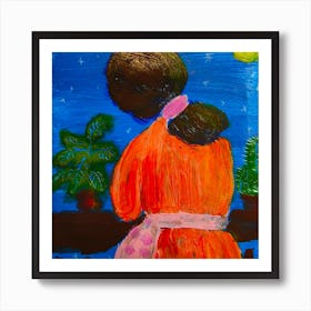 Night In The Garden Art Print