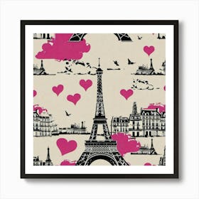 Paris Eiffel Tower 24 Art Print