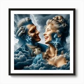 Love In The Clouds Art Print