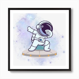 Astronaut In Space 1 Art Print