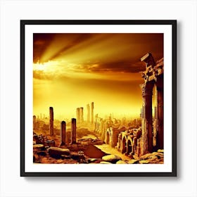 Ancient Ruins Art Print