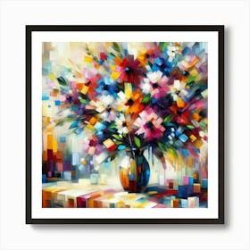 Flowers In A Vase 21 Art Print