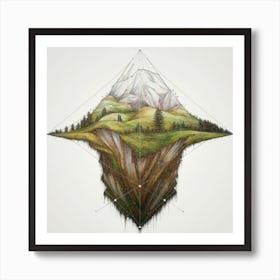 Landscape By Jonathan Wilson Art Print