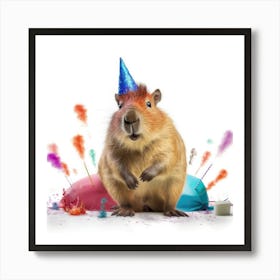 Birthday Rat Art Print