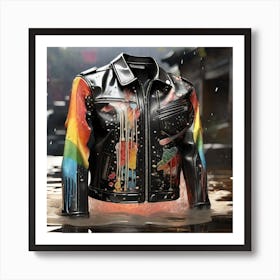 Leather Jacket Art Print Art Print