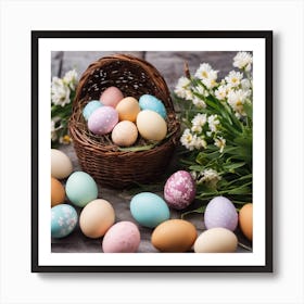 Easter Eggs 3 Art Print