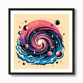 Spiral Galaxy 1 Art Print