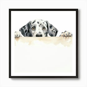 Dalmatian Dog 3 Art Print