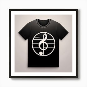 Tishirt with logo Art Print