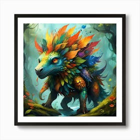 Rainbow Creatures #4 Art Print