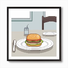 Pixel Art 23 Art Print