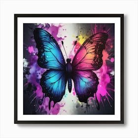 Butterfly Painting 280 Art Print