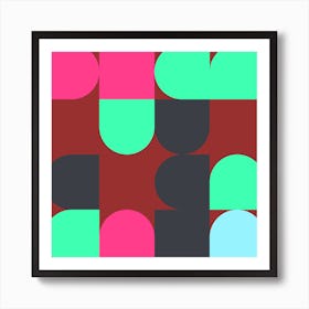 Geometric Shapes 5 Art Print