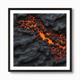 Lava Flow 8 Art Print