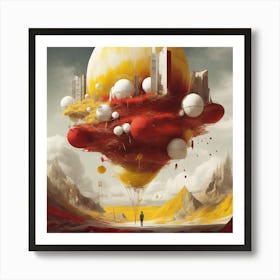 City On A Cloud Art Print