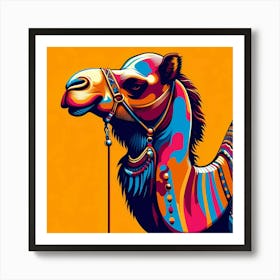 Camel Painting Art Print