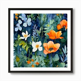 Wildflowers 25 Art Print