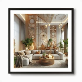 Modern Living Room 5 Art Print