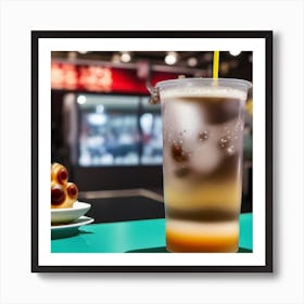 Chinese Coffee Shop Art Print